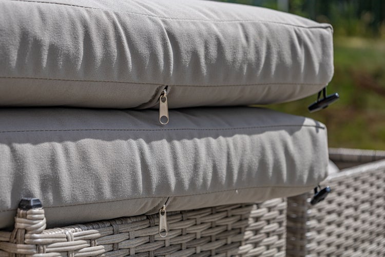Ondis24 Lounge Sitzgarnitur aus Rattan, 4-tlg. mit Lift-Tisch, Gartenmöbel
