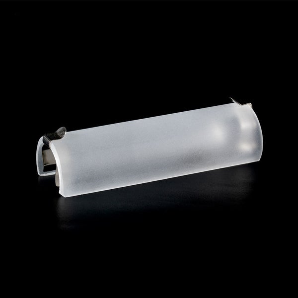 Schutzglas R7s milchig Länge: 95mm für 78mm Stäbe Ersatzglas Glas Halogen Deckenfluter