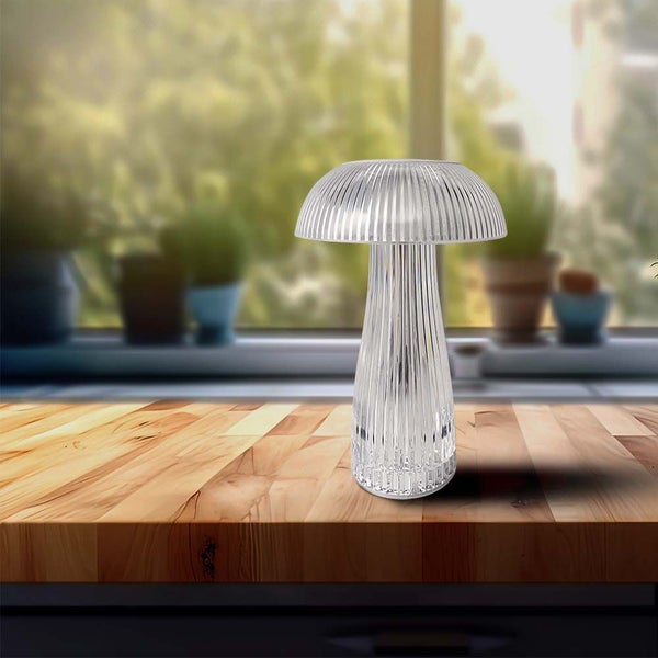 V-TAC VT-1040-T - Transparente wiederaufladbare Tischlampen - IP20 - 1W - 50 Lumen - 3IN1