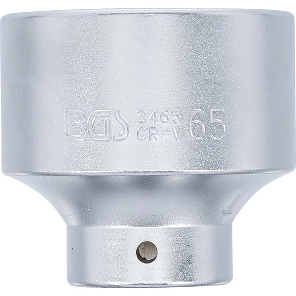 BGS Steckschlüssel-Einsatz Sechskant Antrieb Innenvierkant 20 mm (3/4) SW 65 mm - 3465