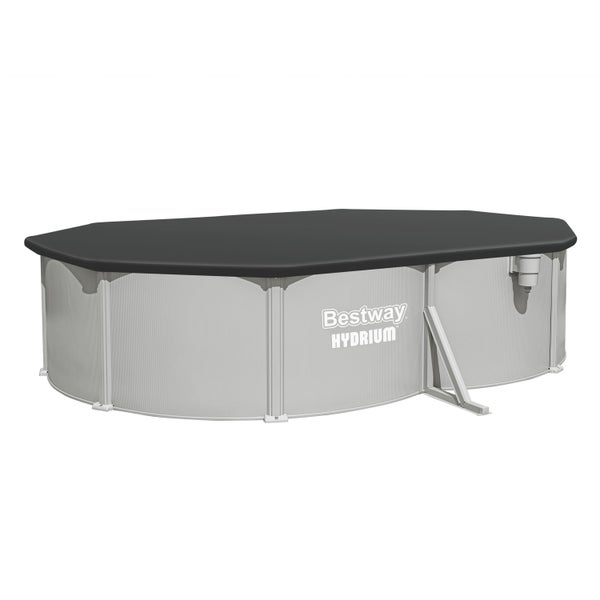 Bestway Hydrium ovaler Stahlwandpool mit Abdeckplane