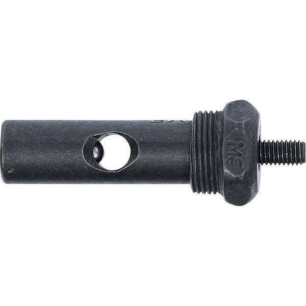 Metallbolzen mit Gewinde und Loch