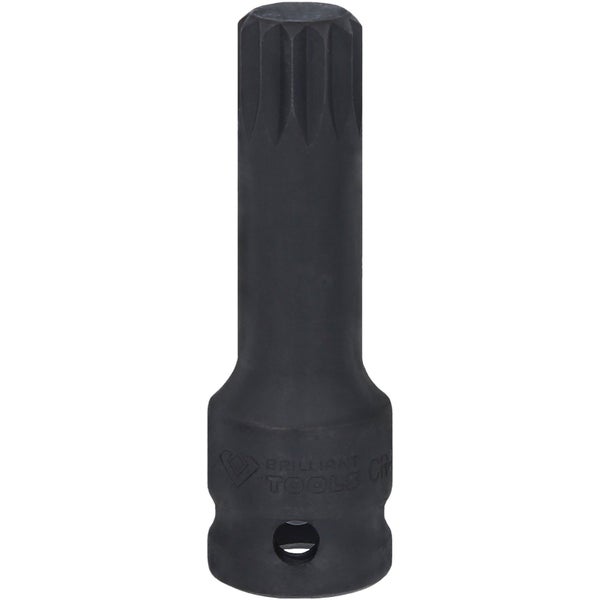 BRILLIANT TOOLS 1/2 Kraft-Bit-Stecknuss XZN M18 - BT022619