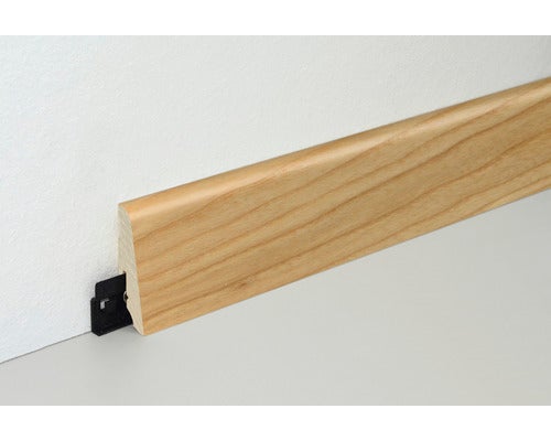 Sockelleiste Esche Braunkern furniert SU060L 19x58x2500 mm