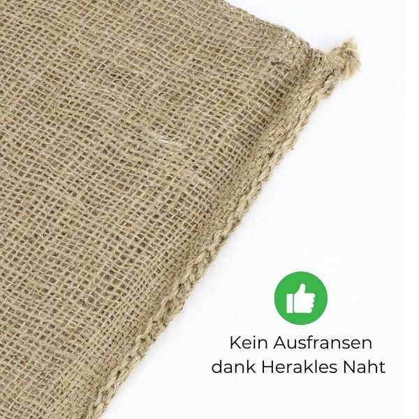 Jutesack Kartoffelsack Pflanzsack Jute Säcke Getreidesack Nuss Sack Apfelsack Pflanzenschutz 85x50 cm 3 Stück