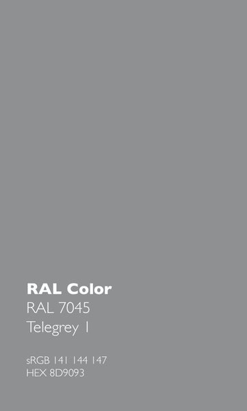 Farbmuster RAL 7045 Telegrau 1.