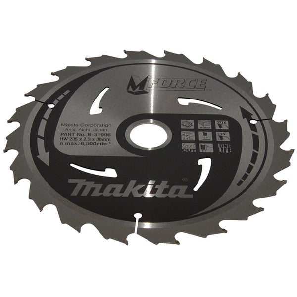 Makita M-FORCE Sägeblatt 235x30x20Z - B-31996