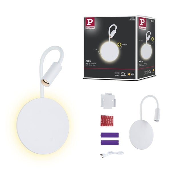 Paulmann Miora LED Leuchte mit Akku, inklusive Montagezubehör und Verpackung