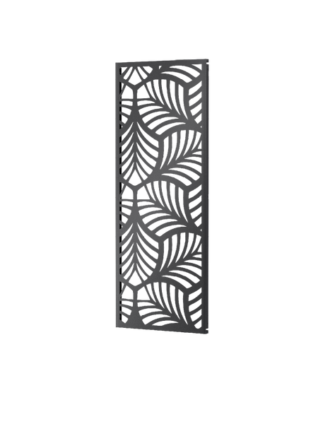 Sichtschutzwand ELEO Piave 60 x 158 cm - Metall pulverbeschichtet anthrazit