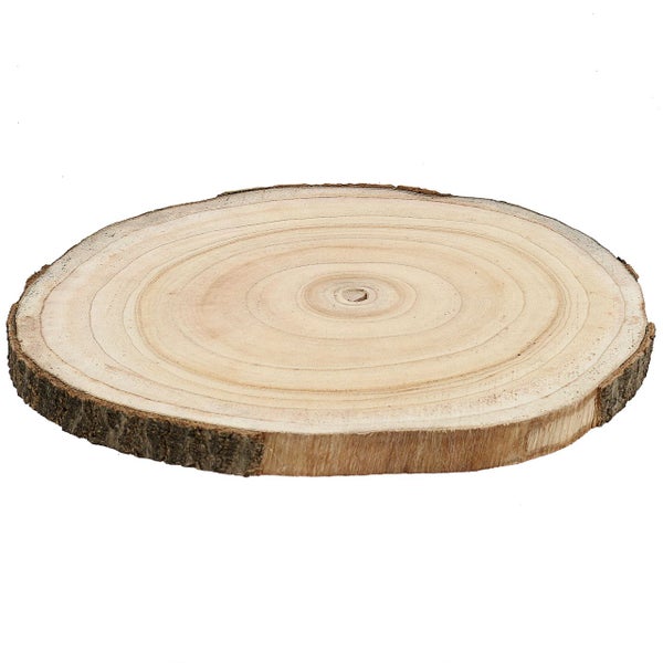 Baumscheibe aus Holz