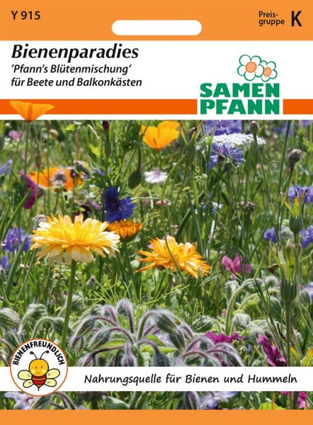 Bienengarten Blumensamenmischung für Beete und Balkonkästen