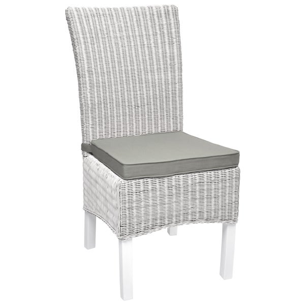 Beautissu Loft SK Stuhlkissen 45x40x5cm Grau (4tlg)