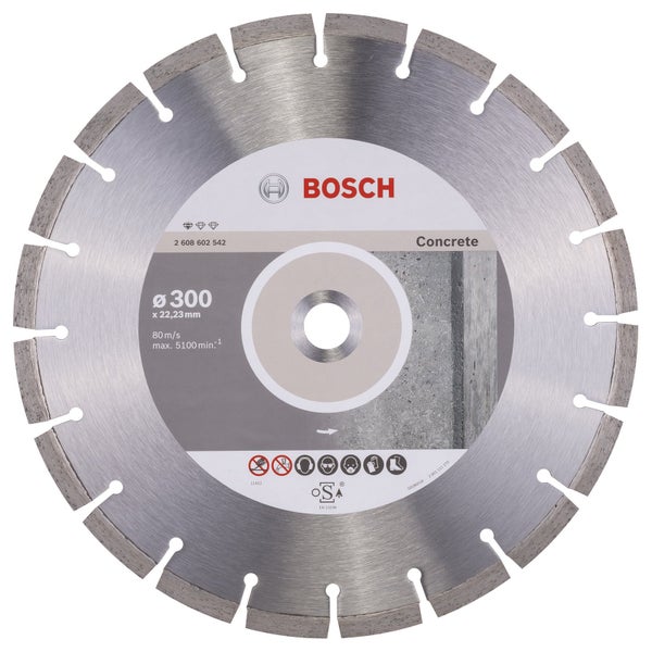Bosch Trennscheibe Durchmesser 300 Millimeter für Beton