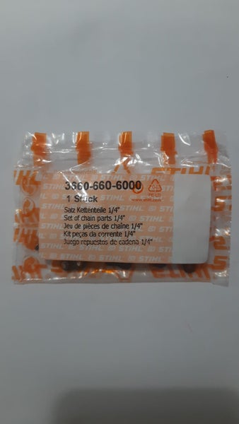 10x maillon de chaîne d'origine STIHL, maillons de connexion 1/4 36606606000