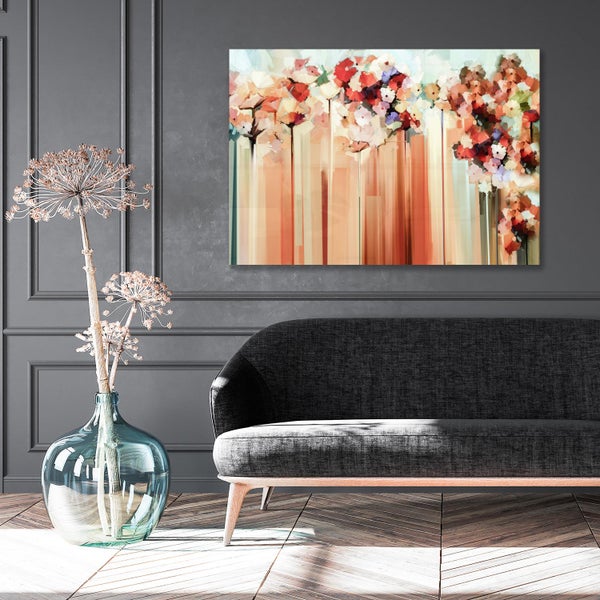 Canvas-Akustikbild mit sehr guten Schallabsorptions-Eigenschaften für eine gute Raumakustik 90x60cm AB00041