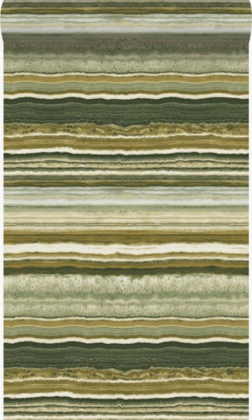 Origin Wallcoverings Tapete Marmor-Optik Ockergelb - 53 cm x 10.05 m - 337233