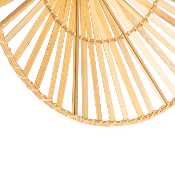Detail einer Bambuslampe
