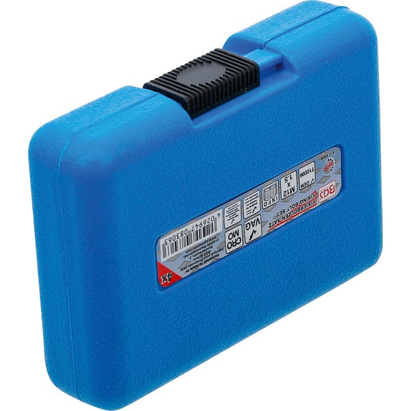 BGS Fixierbolzenset im blauen Werkzeugkoffer