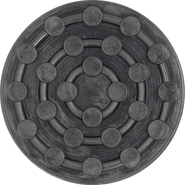 Runde Gerätefüße aus Gummi mit Noppenstruktur