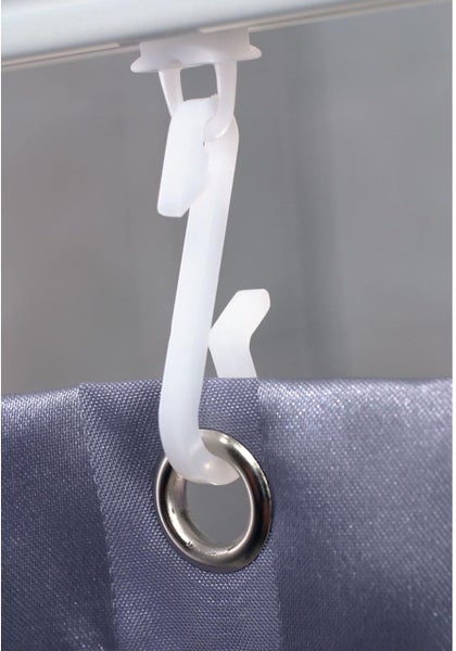 Duschvorhangschiene Flexi, Schwarz Matt
