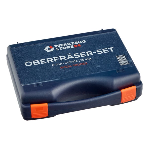 WS24 Fräser-Set 8 mm Schaft 15tlg. - WS24-100063