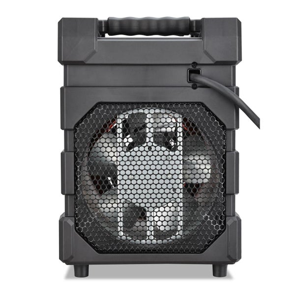 Mobiler Heizlüfter mit Tragegriff und Schutzgitter