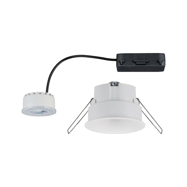 LED Einbauleuchte Cymbal Coin IP44 rund 77mm Coin 6,7W 430lm 230V dimmbar 2700K Weiß matt