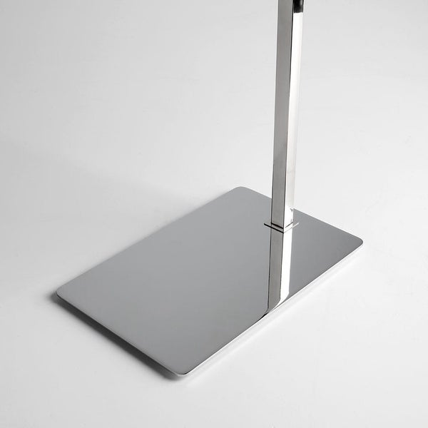 Zweiarmiger verchromter Badetuchhalter Standmodell
