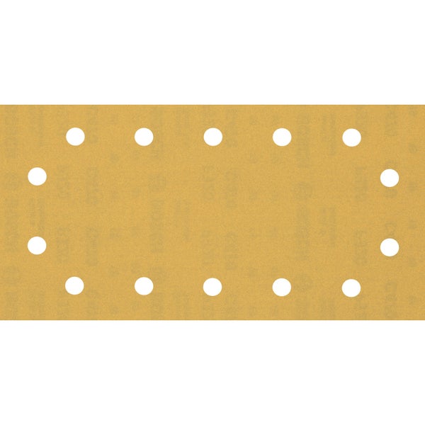 Bosch 10x Expert C470 Schleifpapier mit 14 Löchern für Schwingschleifer 115 x 230 mm G 320 - 2608900868