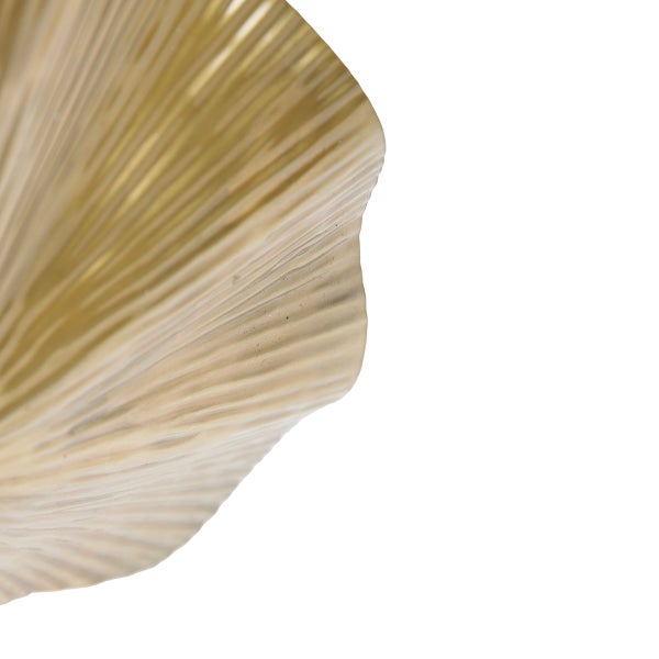 Dekorative Wandleuchte in Blattform