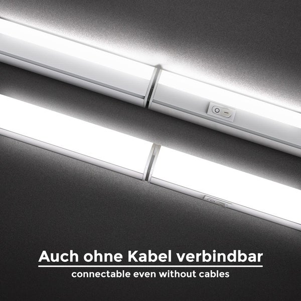 Unterbauleuchte - 15W, 1500lm, LED, Stecker, erweiterbar, neutralweiß, weiß