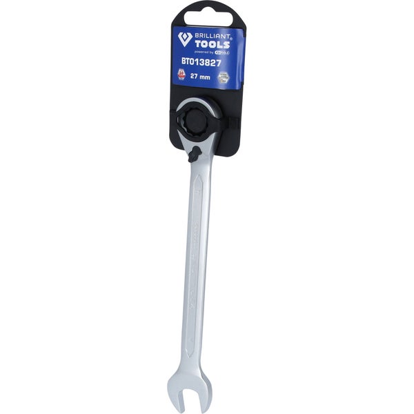 Brilliant Tools Ringmaulschlüssel mit Ratsche, 27 mm