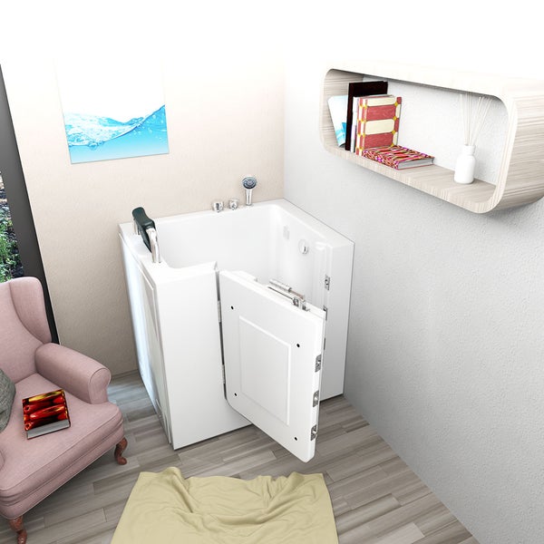 Senioren Sitzwanne Badewanne mit Tür S02-C-L 100x78 cm