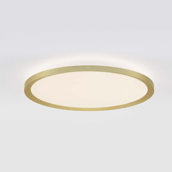 LED Deckenleuchte Aoton in Gold und Weiß 35W 3279lm