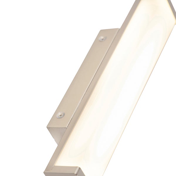 Rechteckige LED-Wandleuchte aus Metall