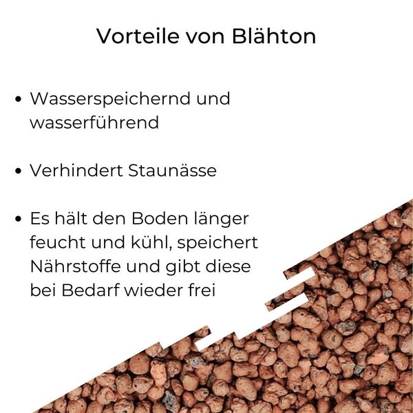 Blähton für Pflanzen 20 L 8-16 mm Perlite Blähton Drainage Tongranulat für Pflanzen Draußen Pflanz Granulat Ton Kugeln Kultursubstrat Hydrokultur