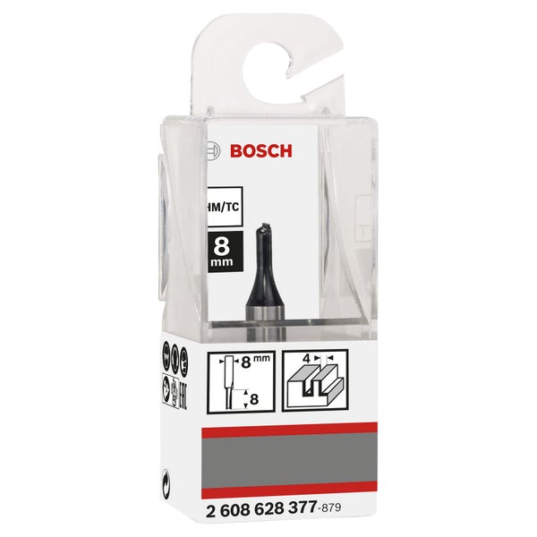 Bosch Nutfräser mit 8 Millimeter Durchmesser in Verpackung