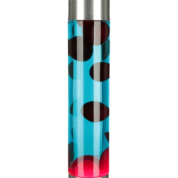 Dekorative Lavalampe mit Flüssigkeit und Wachs