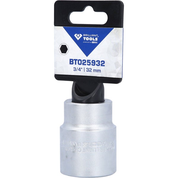 BRILLIANT TOOLS 3/4 Sechskant-Stecknuss 32 mm - BT025932