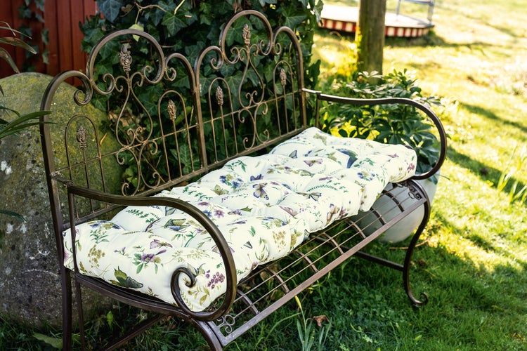 FRANK FLECHTWAREN | Sitzauflage Sommerwiese, faltbar, POLYESTER, 120 x 40 x 8 cm