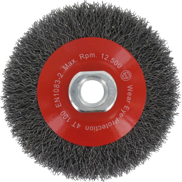Triuso Stahl-Kegelscheibenbürste 100 mm M14 - 1 Stück