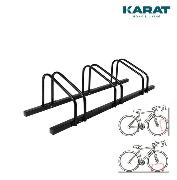 Fahrradständer für drei Fahrräder aus Metall