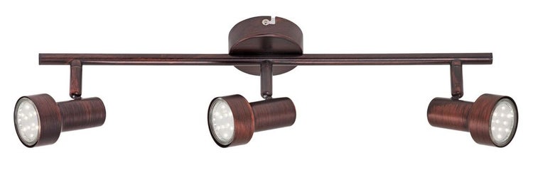 LED Spot Deckenleuchte, 48 cm, 9 W, Kupfer, Briloner Leuchten