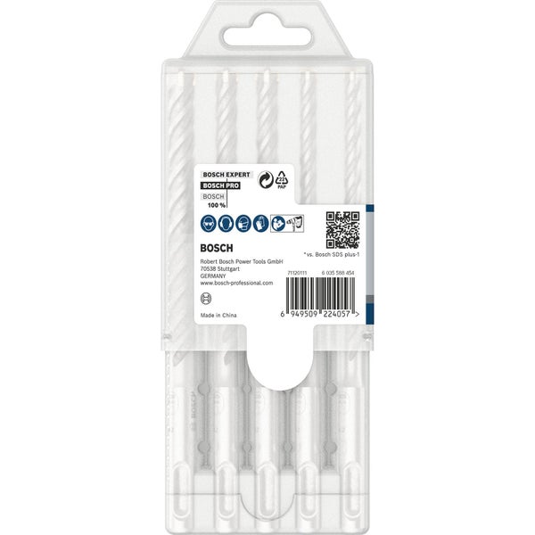 Bosch PRO SDS plus-5X Hammerbohrer-Set 6/6/8/8/10 mm 5-tlg. - 2608833911