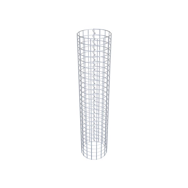 Gabionensäule Durchmesser 27 cm MW 5 x 5 cm rund - Höhe: 130 cm