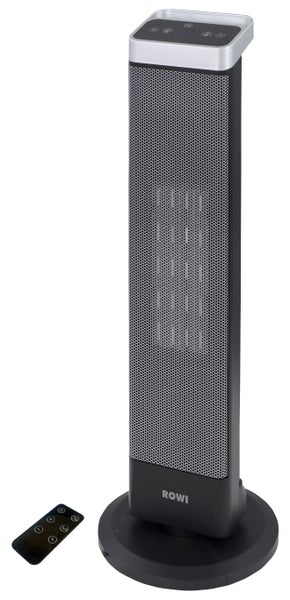 ROWI Turmheizlüfter mit Fernbedienung und digitalem Display