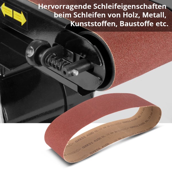 Schleifband für Bandschleifer im Detail