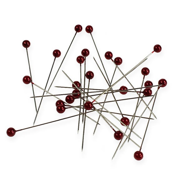 Stecknadeln mit Köpfen