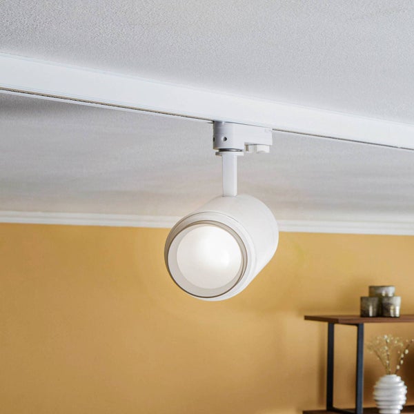 Arcchio LED Stromschienenstrahler Nanna in Weiß aus Aluminium (1 flammig, ) Arbeitszimmerleuchte