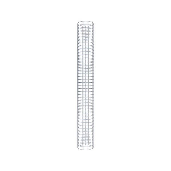 Gabionensäule Durchmesser 27 cm MW 5 x 5 cm rund - Höhe: 210 cm